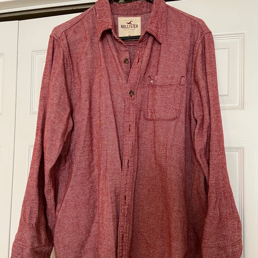 Hollister men’s flannel sweater size xl
